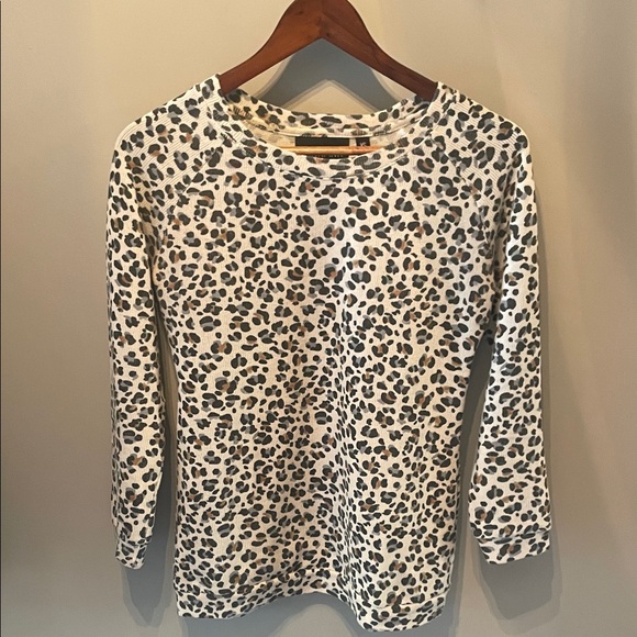 MINKPINK Tops - MINKPINK Animal Print Knit Top size XS